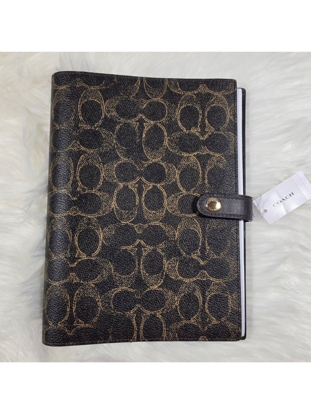 Coach Notebook Notebook In Loved Signature Canvas CDX99 - Picture 2 of 8